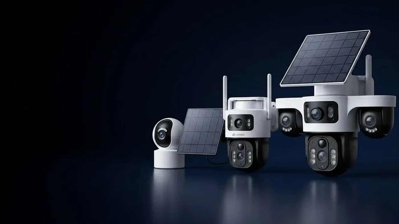 Bộ camera Yoosee năng lượng mặt trời kèm tấm pin rời